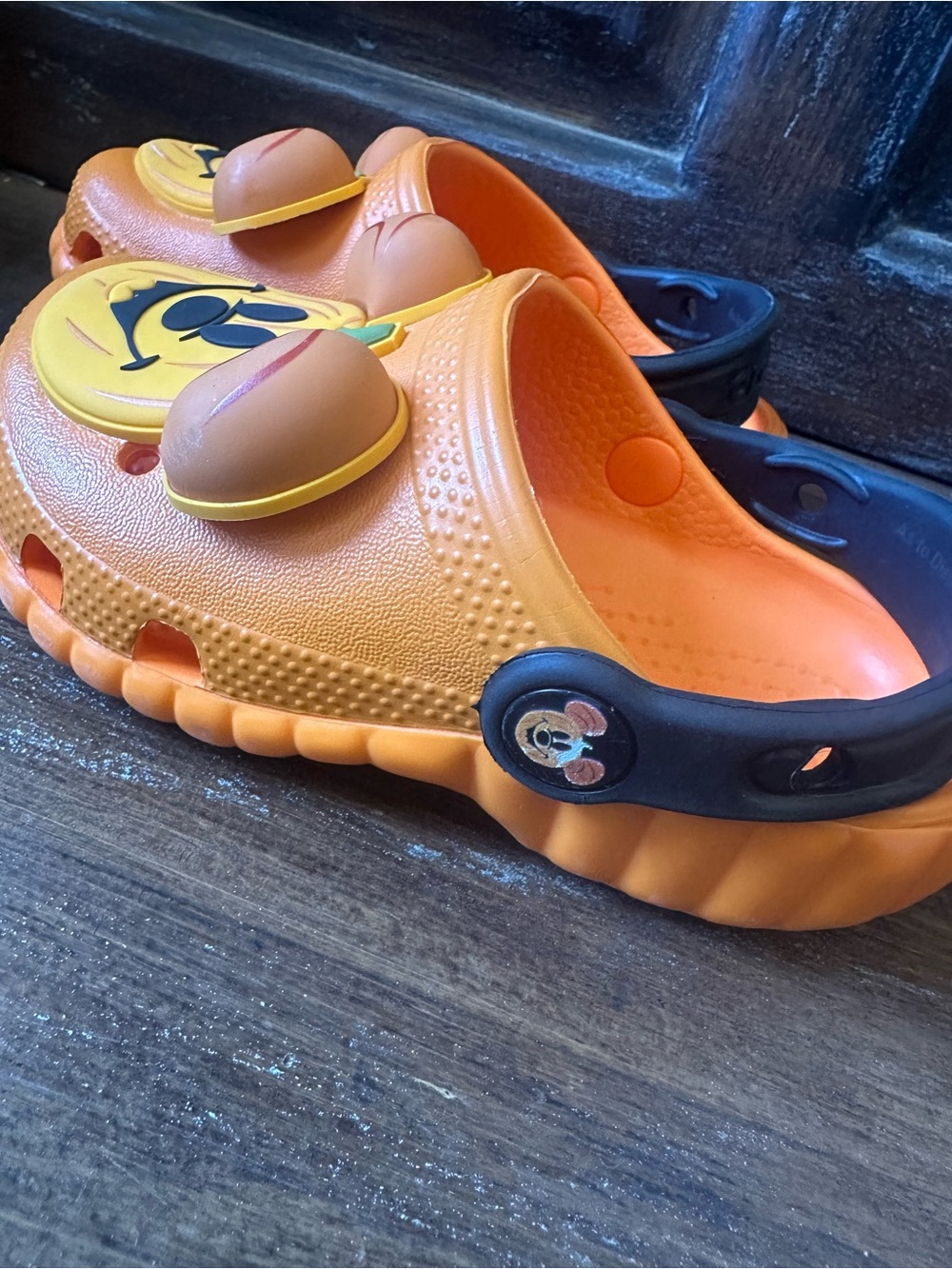 Disney Pumpkin Mickey Clog Sandals from Disneyland - Picture 8 of 14